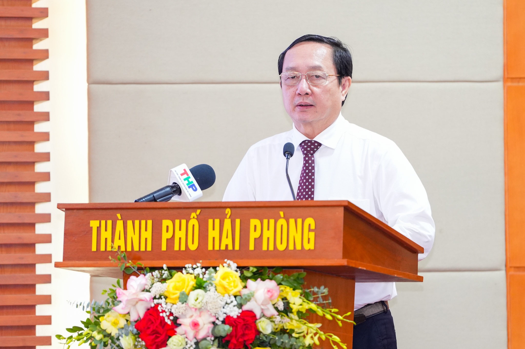 Ông Huỳnh Thành Đạt, Bộ trưởng Bộ Khoa học và Công nghệ phát biểu chỉ đạo tại Hội nghị