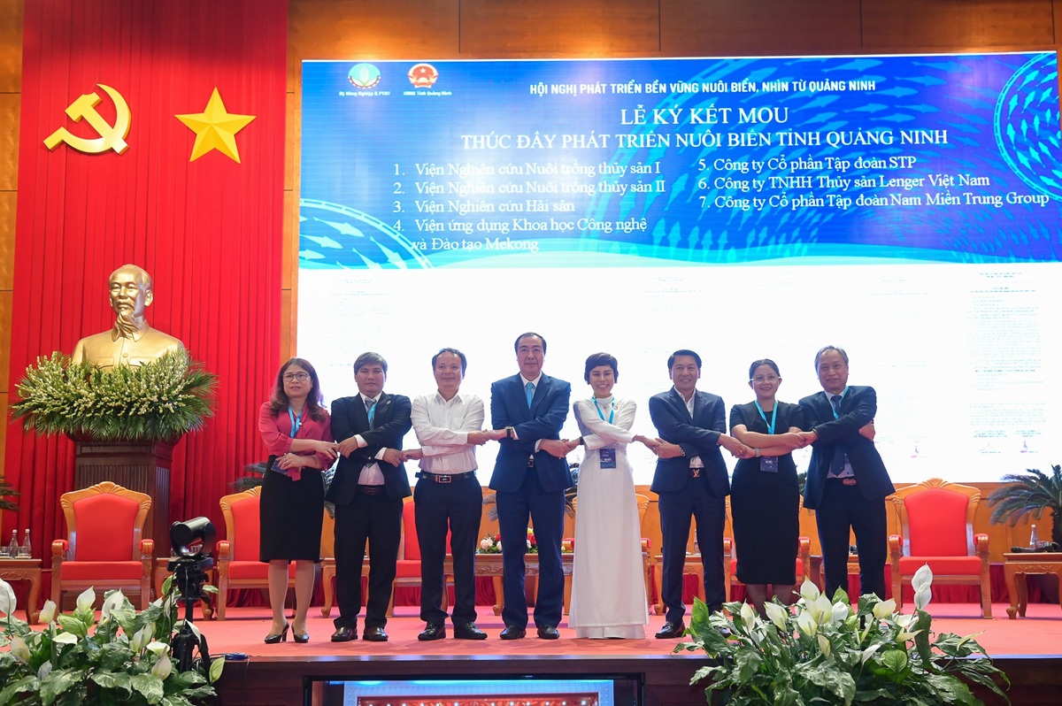 Lễ ký kết MOU thúc đẩy phát triển nuôi biển tỉnh Quảng Ninh