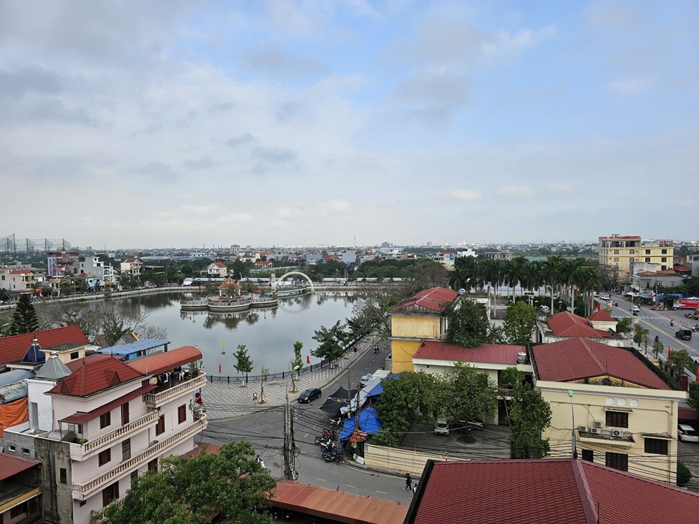 Một góc đô thị huyện An Dương, TP. Hải Phòng.