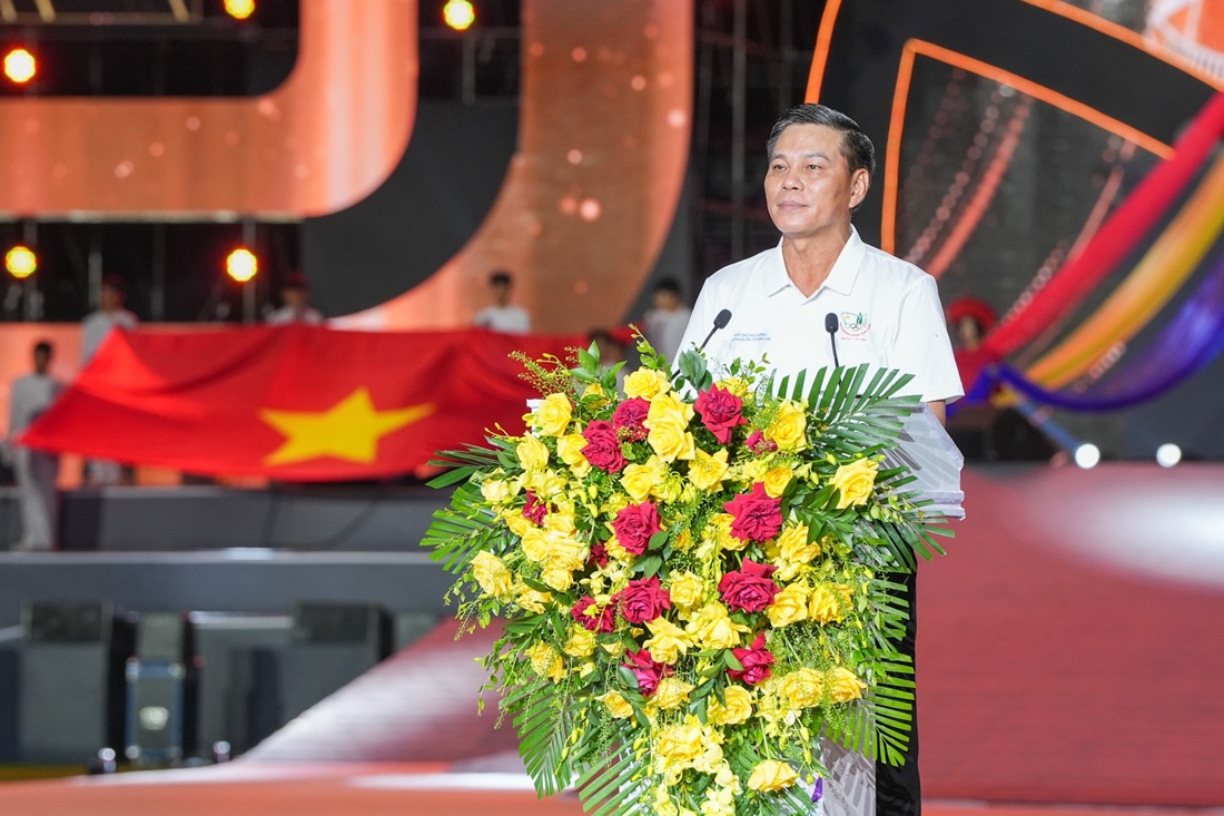 Ông Nguyễn Văn Tùng, Chủ tịch UBND TP. Hải Phòng phát biểu tại lễ khai mạc