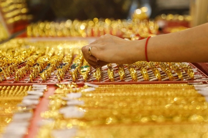 Giá vàng trong nước chung nhịp tăng với giá vàng Trung Quốc