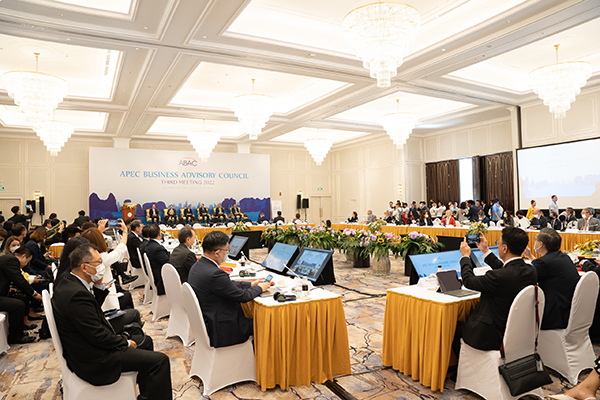 Một trong các mục tiêu Mục tiêu của kỳ họp III là xây dựng Báo cáo khuyến nghị của doanh nghiệp gửi lên các Bộ trưởng APEC. Nguồn ảnh: VCCI.