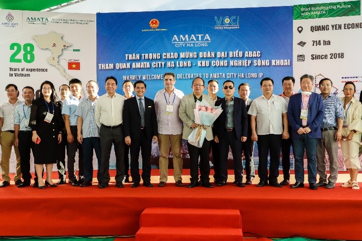 Đoàn đại biểu ABAC tham quan Amata City Hạ Long.