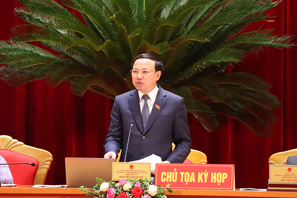 Ảnh ông Nguyễn Xuân Ký kêt luận, chỉ ra những nguyên nhân chính khiến chậm giải ngân vốn đầu tư công.