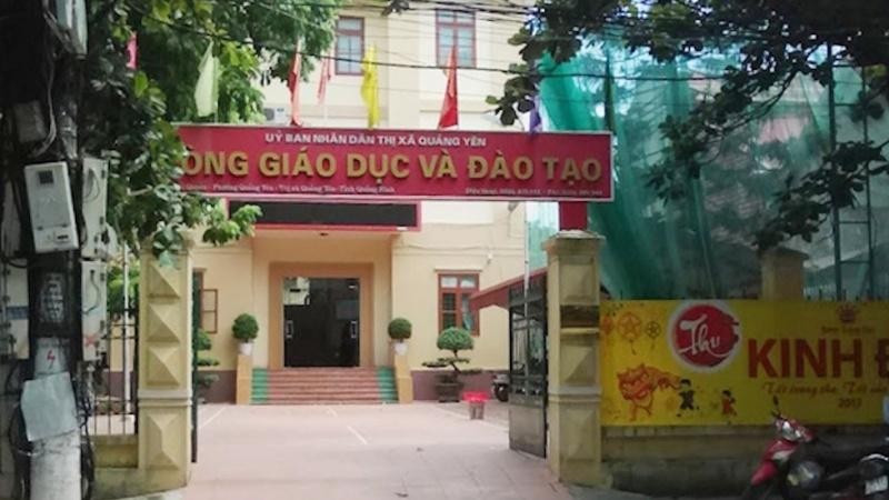 Trụ sở Phòng Giáo dục và đào tạo thị xã Quảng Yên, tỉnh Quảng Ninh. (Nguồn Internet)
