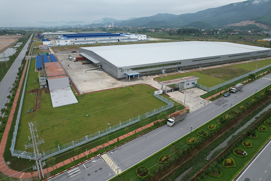 Quảng Ninh xác định dòng vốn FDI là một trong những nguồn lực quan trọng cho sự phát triển của tỉnh. Trong ảnh là nhà Nhà máy của Foxconn tại KCN Đông Mai.