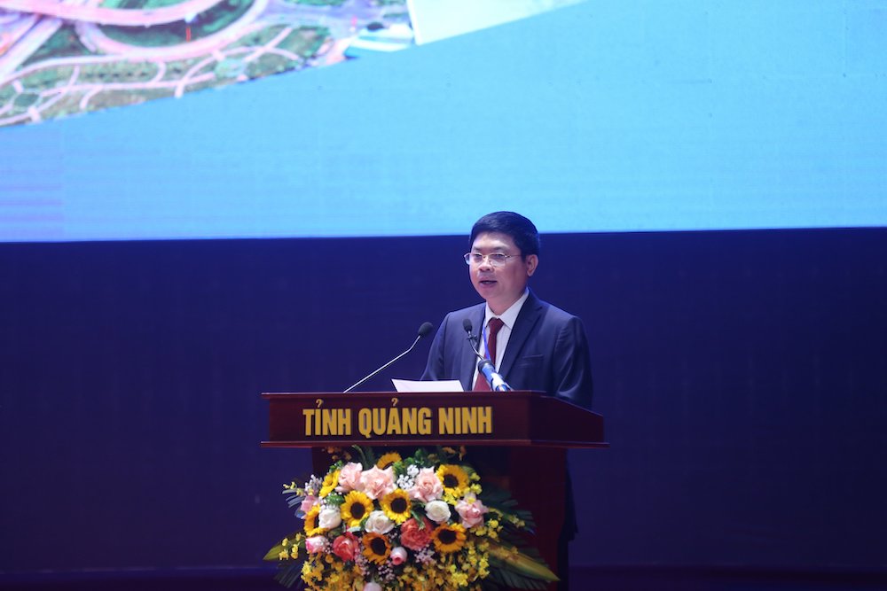 Ông Trương Quốc Huy, Chủ tịch UBND tỉnh Hà Nam phát biểu tại Hội nghị.