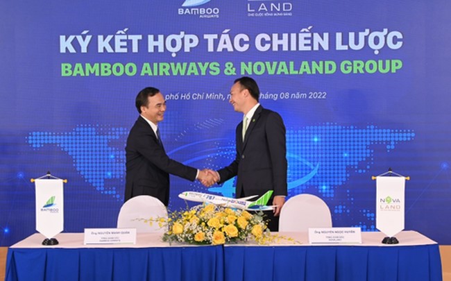 Novaland đã tiến hành ký kết hợp tác chiến lược cùng Bamboo Airways, hướng tới mục tiêu mang đến nhiều trải nghiệm mới mẻ