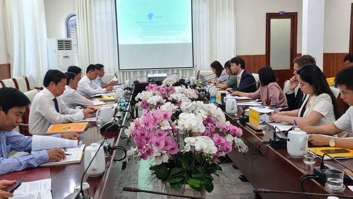 UBND tỉnh Ninh Thuận làm việc với Đại sứ quán Đan Mạch và Liên danh Tập đoàn Orsted và Tập đoàn T&T. Nguồn: ninhthuan.gov.vn