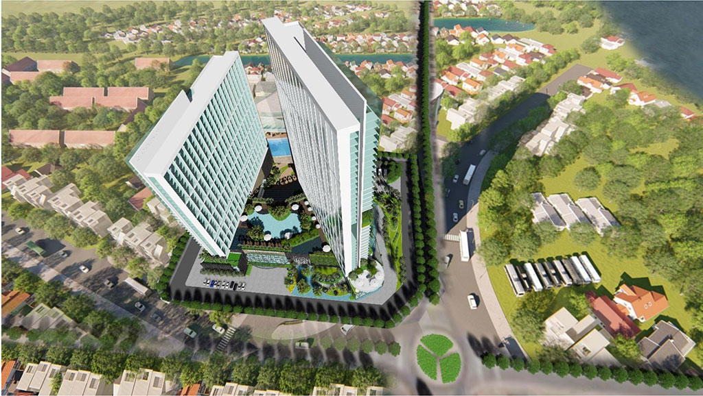 Phối cảnh Dự án Tổ hợp khách sạn, khu thương mại, căn hộ du lịch Dubai Tower
