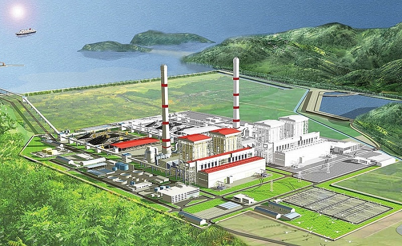 Phối cảnh Dự án nhà máy nhiệt điện  Quảng Trạch 1