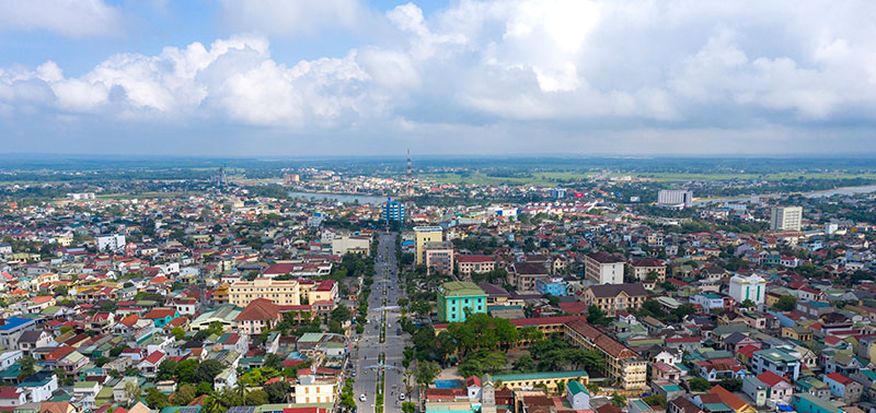Quảng Trị ưu tiên phát triển nhà ở xã hội, trong ảnh một góc TP. Đông Hà. Nguồn: quangtri.gov.vn
