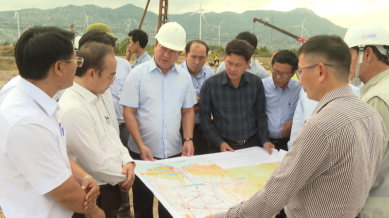 Trần Quốc Nam, Chủ tịch UBND tỉnh Ninh Thuận kiểm tra tiến độ triển khai Dự án đường nối cao tốc Bắc – Nam với Quốc lộ 1A và Cảng biển tổng hợp Cà Ná, Ninh Thuận