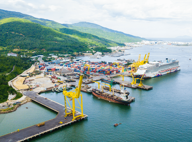 Cảng Tiên Sa hiện đang đảm nhận phục vụ vận chuyển hàng hóa cho TP. Đà Nẵng. Ảnh minh họa (nguồn dânng 