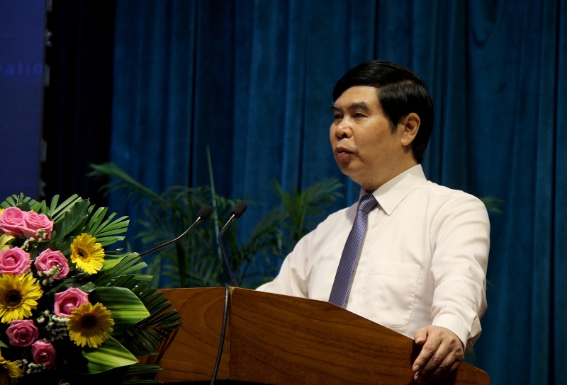 Ông Lâm Hải Giang， Phó chủ tịch UBND tỉnh Bình Định đánh giá cao vai trò của báo chí trong uảng bá hình ảnh địa phương.
