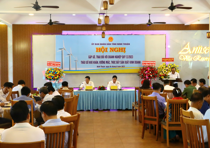 UBND tỉnh Ninh Thuận tổ chức Hội nghị gặp gỡ doanh nghiệp.