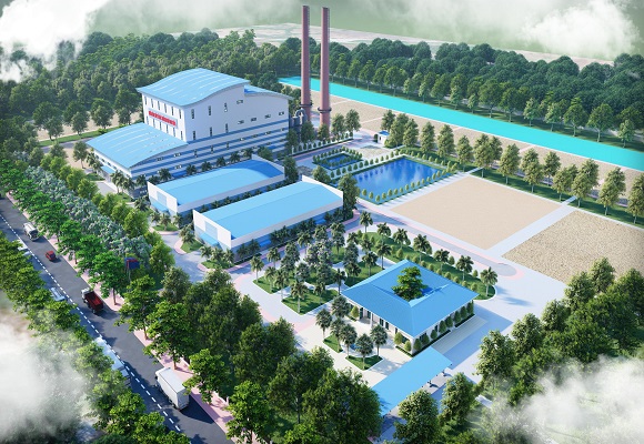 Ảnh phối cảnh Dự án Nhà máy hiện Dự án Nhà máy xử lý rác thải tại TP.Tuy Hòa của Công ty cổ phần Tập đoàn Công nghệ T-Tech Việt Nam 