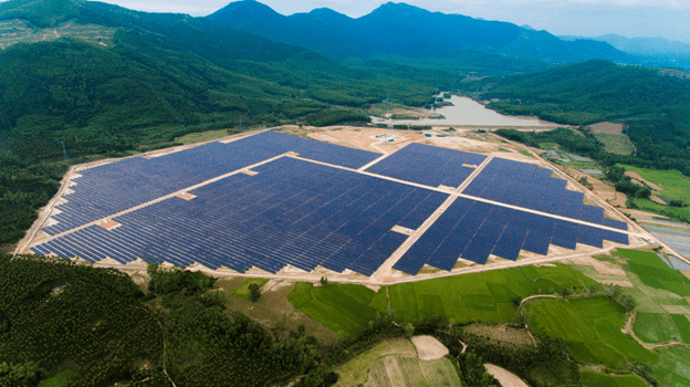 Dự án Nhà máy Điện mặt trời Mỹ Hiệp của ông ty cổ phần Năng lượng tái tạo Việt Nam Việ