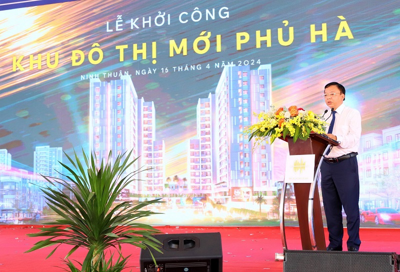 Ông Lê Huyền, Phó chủ tịch UBND tỉnh Ninh Thuận cho biết, Dự án Khu đô thị mới Phủ Hà là Dự án đầu tiên được UBND tỉnh thực hiện theo cơ chế phân cấp cho UBND TP. Phan Rang - Tháp Chàm quản lý và thực hiện 