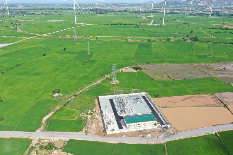 Dự án Nhà máy điện gió Phước Hữu - Duyên Hải 1. Nguồn: EIH.