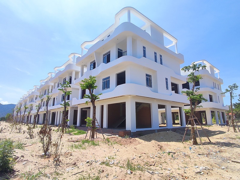 Một Dự án nhà ở đang dần hoàn thiện trên địa bàn huyện Ninh Hải, tỉnh Ninh Thuận.