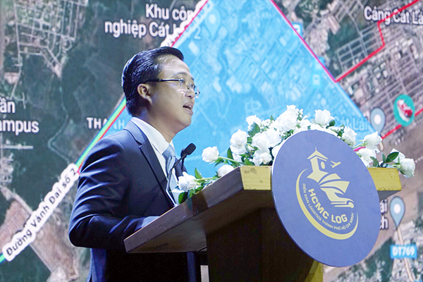 Ông Lê Huỳnh Minh Tú, Phó giám đốc Sở Công thương TP.HCM chia sẻ tại diễn đàn.