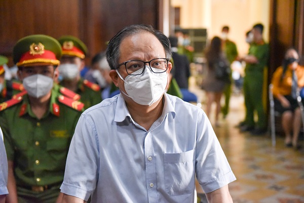 Bị cáo Tất Thành Cang, cựu Phó bí thư Thành ủy TP.HCM tại tòa