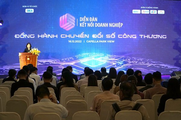 Diễn đàn kết nối doanh nghiệp đồng hành chuyển đổi số Công Thương tổ chức tại tại Thành phố Hồ Chí Minh.