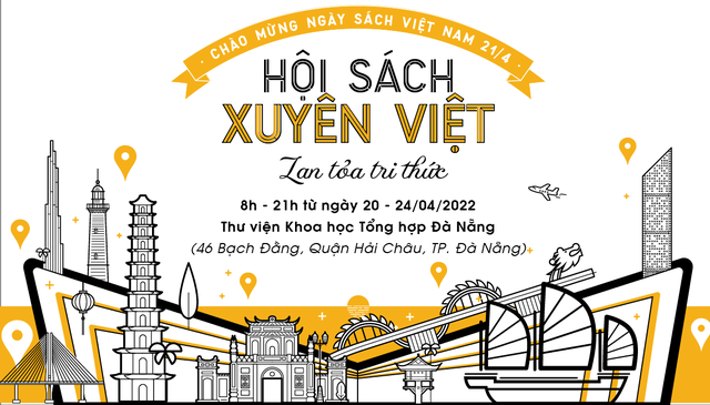 Hội sách xuyên Việt tại Đà Nẵng chào mừng Ngày Sách và Văn hóa đọc Việt Nam (21/4) có nhiều hoạt động hấp dẫn để lan tỏa văn hóa đọc.