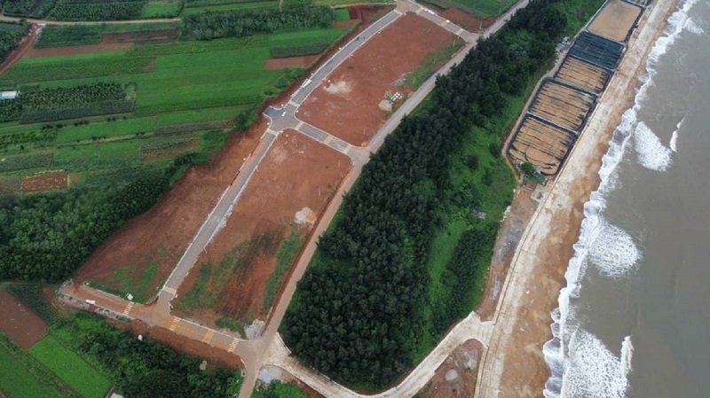 Tháng 9 vừa qua, UBND huyện Vĩnh Linh đã ra quyết định hủy kết quả trúng đấu giá quyền sử dụng đất đối với 12 lô đất tại khu dân cư Mũi Lò Vôi. Ảnh T. Lộc (1)