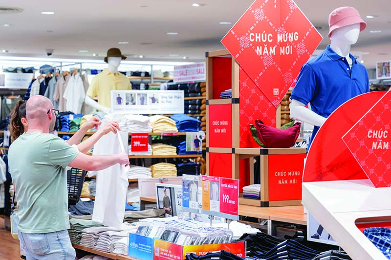 Uniqlo mở 22 cửa hàng tại Việt Nam trong 4 năm hoạt động.