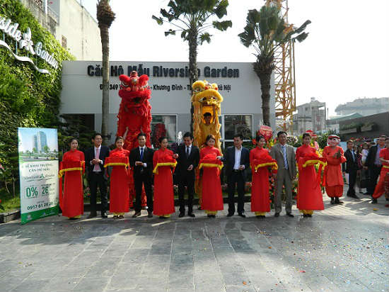 Lễ khai trương căn hộ mẫu Dự án Riverside Garden, số 349 Vũ Tông Phan, phường Khương Đình, quận Thanh Xuân, Hà Nội