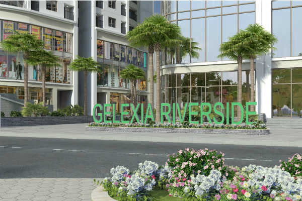 Dự án Gelexia Riverside có diện tích gần 8ha với quy mô 4 tòa nhà chung cư