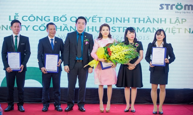 Tân Tổng giám đốc của Ströman là Nguyễn Phương Anh, con gái thứ 2 của Bà Nguyễn Thị Mai Phương, Chủ tịch Hội đồng Quản trị của Tập đoàn Tân Á Đại Thành.  