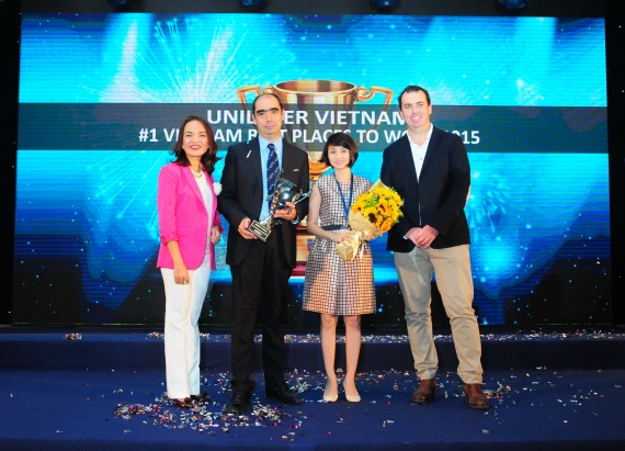 Unilever liên tục năm thứ 3 liên tiếp được người đi làm bình chọn là Nơi Làm Việc Tốt Nhất Việt Nam.