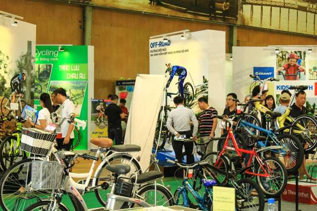 Triển lãm năm nay chào đón sự tham gia của các thương hiệu xe đạp uy tín trong nước và quốc tế.