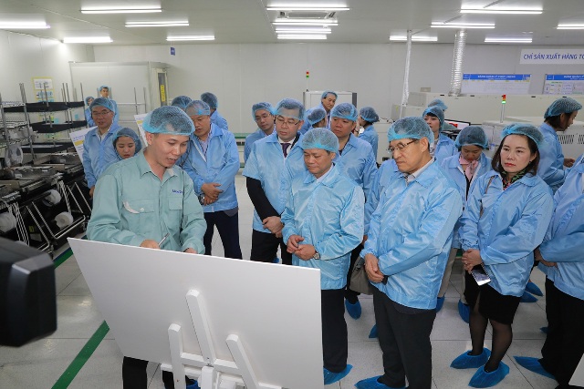 Samsung khảo sát tại Công ty Cổ phần Manutronics Việt Nam 