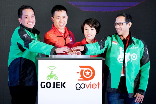 Thông qua ứng dụng Go -Viet, Go - Jek được cho là kẻ phá bĩnh thế độc quyền của Grab tại Việt Nam