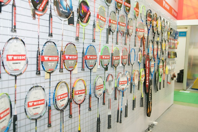 WISH là thương hiệu vợt có thế mạnh nhất ở Trung Quốc. 