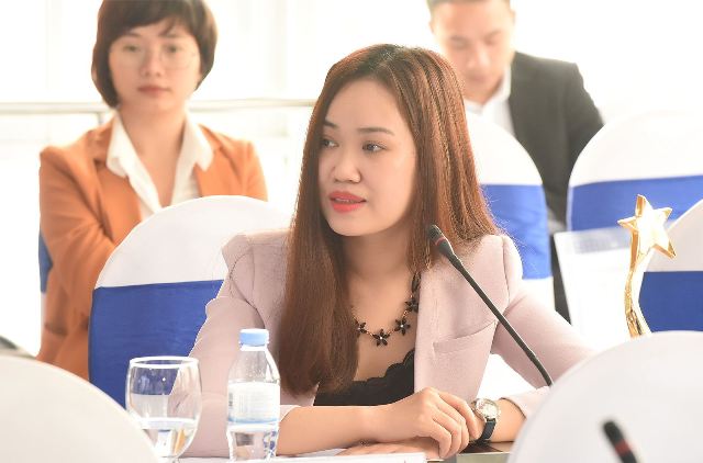 bà Nguyễn Thanh Hiếu, Giám đốc phụ trách quan hệ nhà đầu tư (IR) và Truyền thông Hải Phát Invest 