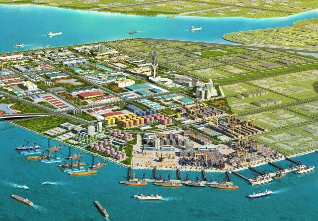 KCN Nam Đình Vũ nằm tại bán đảo Đình Vũ – Cát Hải, phía Đông thành phố Hải Phòng, nằm trong hệ thống cảng biển thành phố và là KCN gần nhất với Cảng quốc tế nước sâu Lạch Huyện. 