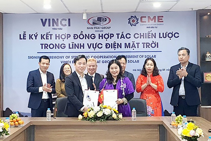 Sự hợp tác 3 bên chặt chẽ sẽ giúp toàn bộ quá trình thực hiện hợp đồng để bảo đảm các Dự án điện mặt trời thuộc hệ thống Nhà máy của Nam Phát được đưa vào vận hành đúng tiến độ