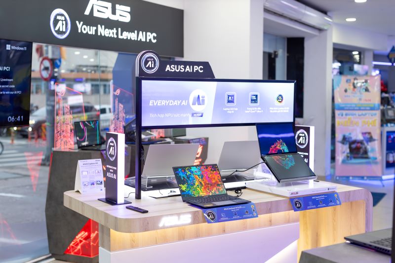 ASUS hợp tác với chuỗi nhà bán lẻ nhằm phổ cập công nghệ AI trong máy tính cá nhân đến gần hơn với người tiêu dùng Việt.