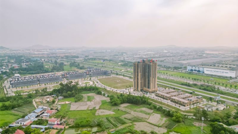 Homie City của TNG Land nằm tại trung tâm phát triển công nghiệp Phổ Yên, nơi tập trung hàng chục nghìn lao động và chuyên gia, tạo động lực cho phân khúc nhà ở xã hội tại Thái Nguyên