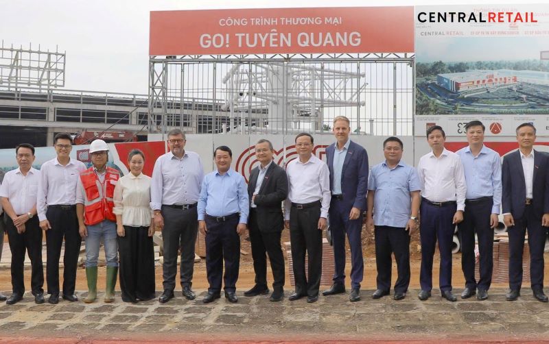 Một trong những Dự &aacute;n nằm trong kế hoạch mở rộng của Central Retail Việt Nam  l&agrave; Đại si&ecirc;u thị GO! Tuy&ecirc;n Quang, dự kiến khai trương v&agrave;o th&aacute;ng 12/2026. Ảnh: CRV