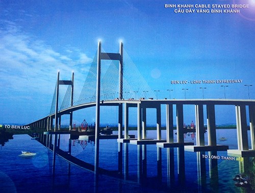  Bình Khánh là cầu dây văng hai mặt phẳng dây lớn nhất khu vực Đông Nam Bộ