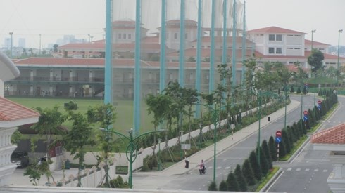 Khu đường nội bộ của sân golf và tòa nhà điều hành Dự án sân golf và dịch vụ Tân Sơn Nhất - Ảnh: Internet