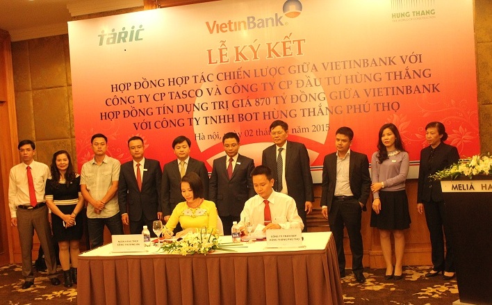 ngân hàng TMCP Công Thương Việt Nam chi nhánh Nam Thăng Long, sẽ tài trợ khoảng 870 tỷ đồng với thời hạn vay vốn 17 năm cho Dự án 