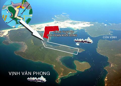 Phối cảnh quy hoạch cảng Vân Phong - Khánh Hòa
