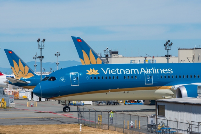 Vietnam Airlines đang là Hãng hàng không có đội tàu bay lớn nhất và hiện đại nhất tại Việt Nam, số lượng tàu bay đến 31/12/2016 là 97 chiếc với các dòng Boeing 787, Airbus A350, A321